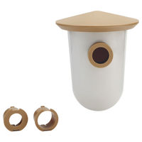 Produktbild von Singing Friend Nistkasten Vogelfutterhaus aus Kunststoff braun