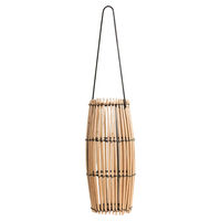 Produktbild von Singing Friend Vogelfutterhalter Nyah Futtersäule aus Weide schwarz/beige