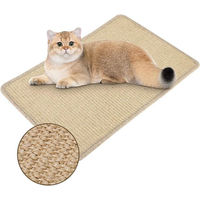 Produktbild von SinLaw Kratzmatte für Katzen aus natürlichem Sisal in Beige
