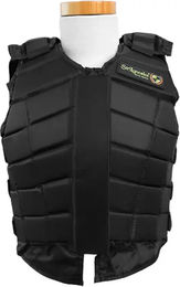 Produktbild von Sir Lancelot Schutzweste für Kinder Reiten Level 3 Schwarz Nylon CE-zertifiziert