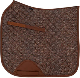 Sixteen Cypress Dressur Schabracke aus Tweed in Braun Vegan – Bild 1 von 1