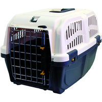 Produktbild von Skudo IATA 1 Transportbox für Hund und Katze von Martin Sellier aus Kunststoff in Grau