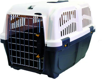 Skudo IATA 2 Transportbox für Hunde und Katzen von Martin Sellier aus Kunststoff in Grau und Schwarz – Bild 1 von 1