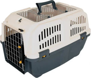 Produktbild von Skudo Open 1 Transportbox für Hund und Katze von Martin Sellier in Grau aus Kunststoff