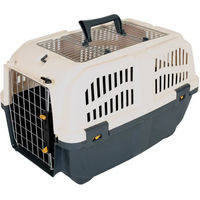 Produktbild von Skudo Open 1 Transportbox für Hund und Katze von Martin Sellier in Grau aus Kunststoff