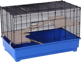 Produktbild von Skyline Nagerkäfig Speedy Gonzales für Mäuse und Ratten Blau 80 L 76 x 44 x 48 cm