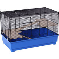 Produktbild von Skyline Nagerkäfig Speedy Gonzales für Mäuse und Ratten Blau 80 L 76 x 44 x 48 cm