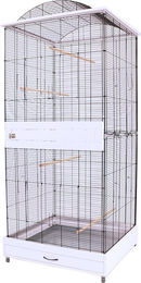 Produktbild von Skyline Vogelvoliere Loretto XL aus Holz für Wellensittiche und Kanarienvögel L 78 x B 75 x H 175 cm