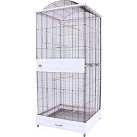 Produktbild von Skyline Vogelvoliere Loretto XL aus Holz für Wellensittiche und Kanarienvögel L 78 x B 75 x H 175 cm