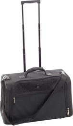 Produktbild von Smart Norton Hundetragetasche Flamingo Transportbox aus Polyester für mittlere Rassen in Grau und Schwarz