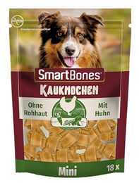Smartbones Mini Kauknochen Huhn Kausnack für kleine Hunde ohne Farb- und Aromastoffe sowie Konservierungsstoffe 18 Stück – Bild 1 von 8