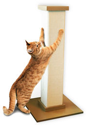 SmartCat Cat Post Kratzbaum für Katzen aus Sisal in Natur Braun und Beige – Bild 1 von 3