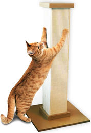 SmartCat Kratzbaum für Katzen Braun mit Sisal 40 x 40 cm – Bild 1 von 3