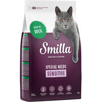 Produktbild von Smilla Adult getreidefreies Katzenfutter Sensitive Ente 4 kg