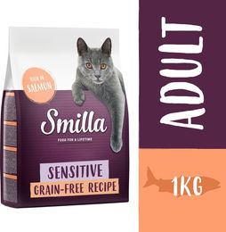Smilla Adult Katzenfutter Sensitive Lachs getreidefrei 1 kg – Bild 1 von 1