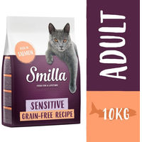 Produktbild von Smilla Adult Katzenfutter Sensitive Lachs getreidefrei 2 x 10 kg