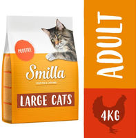 Produktbild von Smilla Adult Large Cats Katzenfutter Geflügel 4 kg laktosefrei ohne Zusatzstoffe