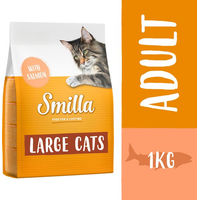Produktbild von Smilla Adult Large Cats Katzenfutter mit Lachs laktosefrei 1 kg
