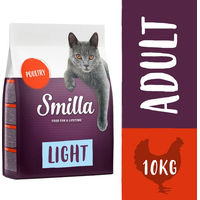 Produktbild von Smilla Adult Light Geflügel Katzenfutter Sparpaket 2 x 10 kg