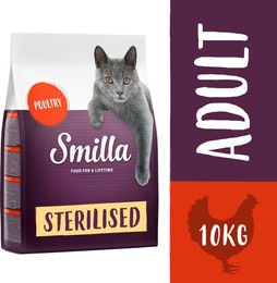 Smilla Adult Sterilised Geflügel Katzenfutter Sparpaket 2 x 10 kg – Bild 1 von 1