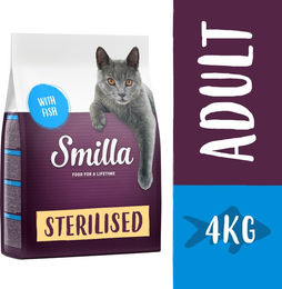 Smilla Adult Sterilised Katzenfutter mit Fisch 4 kg – Bild 1 von 1