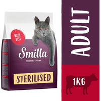 Produktbild von Smilla Adult Sterilised Katzenfutter mit Rind 1 kg