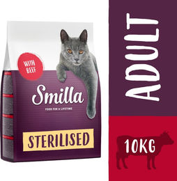 Smilla Adult Sterilised Katzenfutter mit Rind 2 x 10 kg – Bild 1 von 1