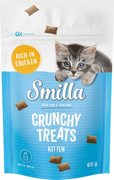Produktbild von Smilla Crunchy Treats Kitten Leckerli Huhn ohne Zucker 65 g