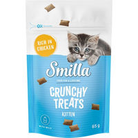 Produktbild von Smilla Crunchy Treats Kitten Leckerli Huhn ohne Zucker 65 g