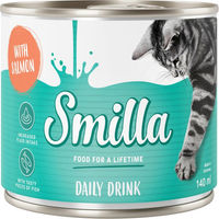 Produktbild von Smilla Daily Drink Flüssigsuppe Lachs für Katzen 24 x 140 ml
