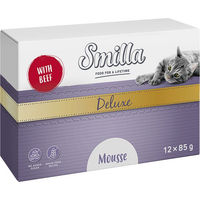 Produktbild von Smilla Deluxe Mousse Herz mit Rind getreidefrei 12 x 85 g - 12 x 85 g