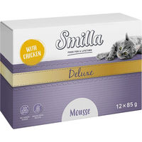 Produktbild von Smilla Deluxe Mousse Huhn Getreidefrei und Ohne Zucker 12 x 85 g - 12 x 85 g