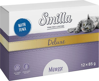 Produktbild von Smilla Deluxe Mousse Thunfisch Getreidefrei Ohne Konservierungsstoffe 12 x 85 g