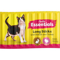 Produktbild von Smilla Essentials Crunchy Sticks Kaninchen und Pute getreidefrei und ohne Zucker 10 x 5 g