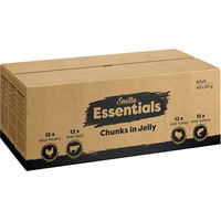 Produktbild von Smilla Essentials Katzen Nassfutter Adult Stückchen in Gelee 48 x 85 g