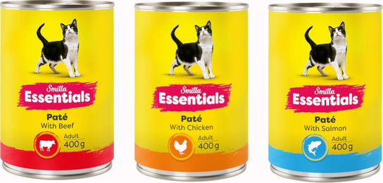 Smilla Essentials Pastete für erwachsene Katzen Mixpaket 24 x 400 g - 12 x 400 g – Bild 1 von 1