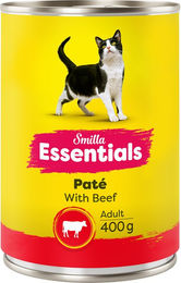Smilla Essentials Paté Lachs Katzenfutter Adult 24 x 400 g - 12 x 400 g – Bild 1 von 1