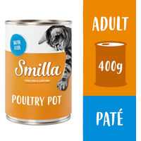 Produktbild von Smilla Geflügeltöpfchen Geflügel mit Fisch Getreidefrei 6 x 400 g - 6 x 400 g
