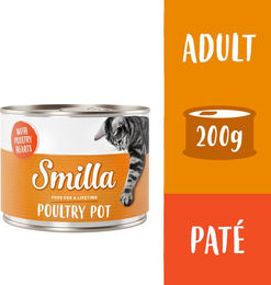 Smilla Geflügeltöpfchen mit zartem Geflügel und Geflügelherzen getreidefrei 24 x 200 g – Bild 1 von 1