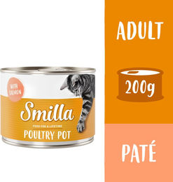 Smilla Geflügeltöpfchen Sparpaket mit Geflügel und Lachs getreidefrei 24 x 200 g - 6 x 200 g – Bild 1 von 1