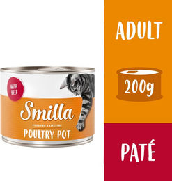 Smilla Geflügeltöpfchen Sparpaket mit Geflügel und Rind getreidefrei 24 x 200 g – Bild 1 von 1