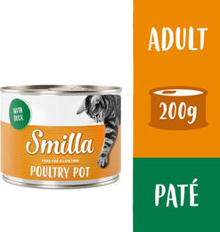 Smilla Geflügeltöpfchen Sparpaket mit zartem Geflügel und Ente getreidefrei 24 x 200 g - 6 x 200 g – Bild 1 von 1