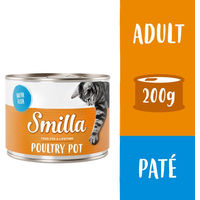 Produktbild von Smilla Geflügeltöpfchen zartes Geflügel mit Fisch getreidefrei ohne Zucker 24 x 200 g