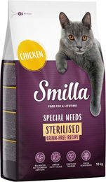 Smilla Getreidefreies Katzenfutter Sterilised mit Huhn 4 kg – Bild 1 von 1