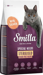 Smilla Getreidefreies Katzenfutter Sterilised mit Lachs für Adult Katzen 4 kg – Bild 1 von 1