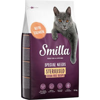 Produktbild von Smilla Getreidefreies Katzenfutter Sterilised mit Lachs für Adult Katzen 4 kg