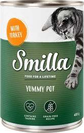 Smilla Katzen Nassfutter Lachs Adult Glutenfrei Ohne Zucker 20 x 400 g - 20 x 400 g – Bild 1 von 1