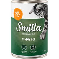 Produktbild von Smilla Katzen Nassfutter Lachs Adult Glutenfrei Ohne Zucker 20 x 400 g - 20 x 400 g