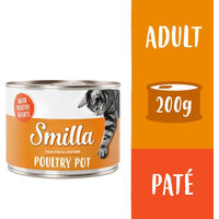 Produktbild von Smilla Katzen Nassfutter Mixpaket Geflügel Fisch Rind Ente Getreidefrei 6 x 200 g - 6 x 200 g