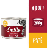 Produktbild von Smilla Katzen Nassfutter Rind mit Huhn Getreidefrei 6 x 200 g - 6 x 200 g
